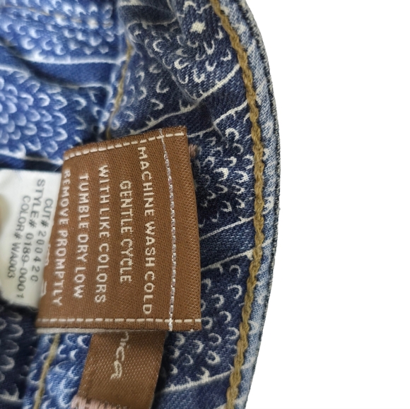 PAIGE Santa Monica Cropped Jeans Sz 25 - Picture 6 of 6